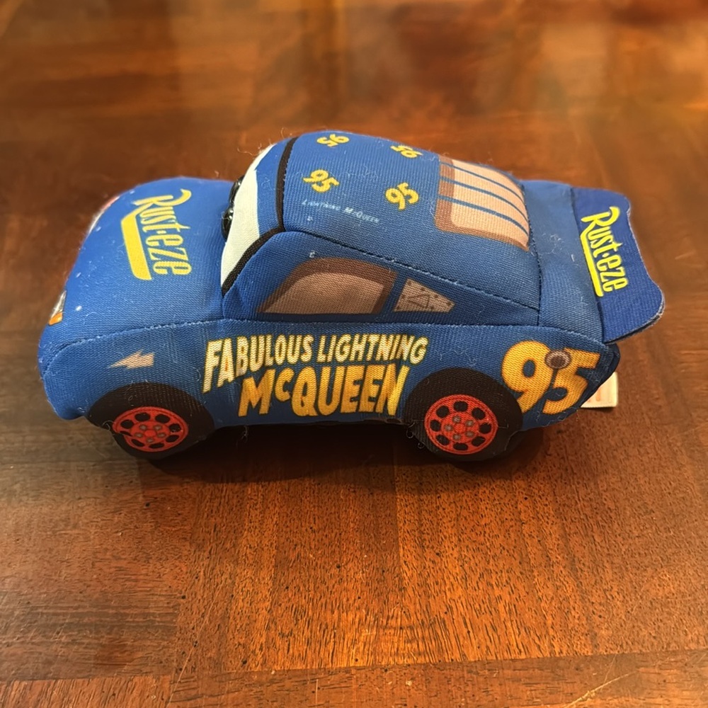 Ty Sparkle Disney Pixar Cars 3 Fabulous Lightning McQueen 7" Plush Toy B…